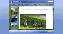 Desktop Screenshot of firstcolony.org